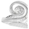 Agrafă de păr Ariana Grande X Swarovski cu tăietură baguette, albă, placată cu rodiu Agrafă de păr Ariana Grande X Swarovski cu tăietură baguette, albă, placată cu rodiu