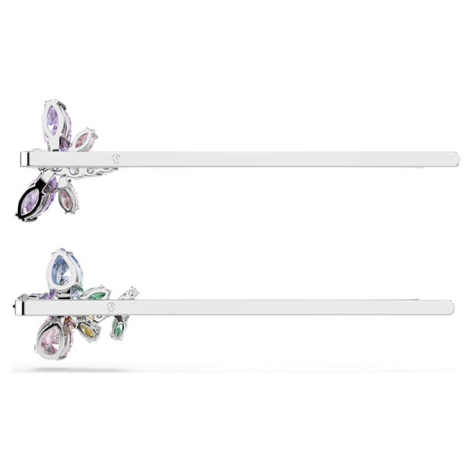 Ariana Grande X Swarovski – Agrafe de păr cu tăieturi mixte, libelulă, floare, multicolor, placate cu rodiu Ariana Grande X Swarovski – Agrafe de păr cu tăieturi mixte, libelulă, floare, multicolor, placate cu rodiu