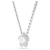 Ariana Grande X Swarovski Pandantiv cu perlă de cristal, tăietură rotundă, floare, alb, placat cu rodiu Ariana Grande X Swarovski Pandantiv cu perlă de cristal, tăietură rotundă, floare, alb, placat cu rodiu
