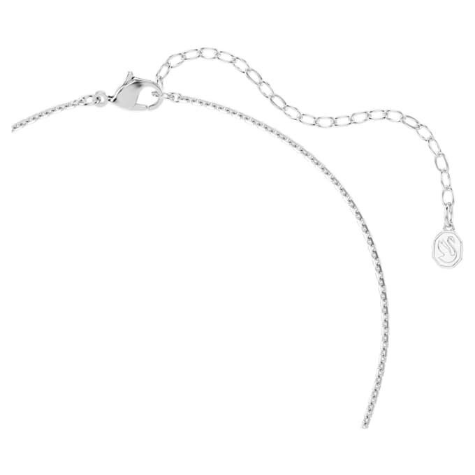 Ariana Grande X Swarovski Pandantiv cu perlă de cristal, tăietură rotundă, floare, alb, placat cu rodiu Ariana Grande X Swarovski Pandantiv cu perlă de cristal, tăietură rotundă, floare, alb, placat cu rodiu