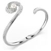 Brățară Ariana Grande X Swarovski cu perle de cristal, tăietură baguette, albă, placată cu rodiu Brățară Ariana Grande X Swarovski cu perle de cristal, tăietură baguette, albă, placată cu rodiu
