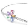 Brățară Ariana Grande X Swarovski cu tăieturi mixte, flori, multicoloră, placată cu rodiu Brățară Ariana Grande X Swarovski cu tăieturi mixte, flori, multicoloră, placată cu rodiu