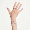 Brățară Ariana Grande X Swarovski cu tăieturi mixte, libelulă, multicoloră, placată cu rodiu Brățară Ariana Grande X Swarovski cu tăieturi mixte, libelulă, multicoloră, placată cu rodiu