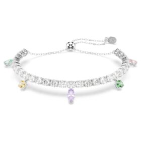 Brățară Ariana Grande X Swarovski cu tăieturi mixte, multicoloră, placată cu rodiu Brățară Ariana Grande X Swarovski cu tăieturi mixte, multicoloră, placată cu rodiu