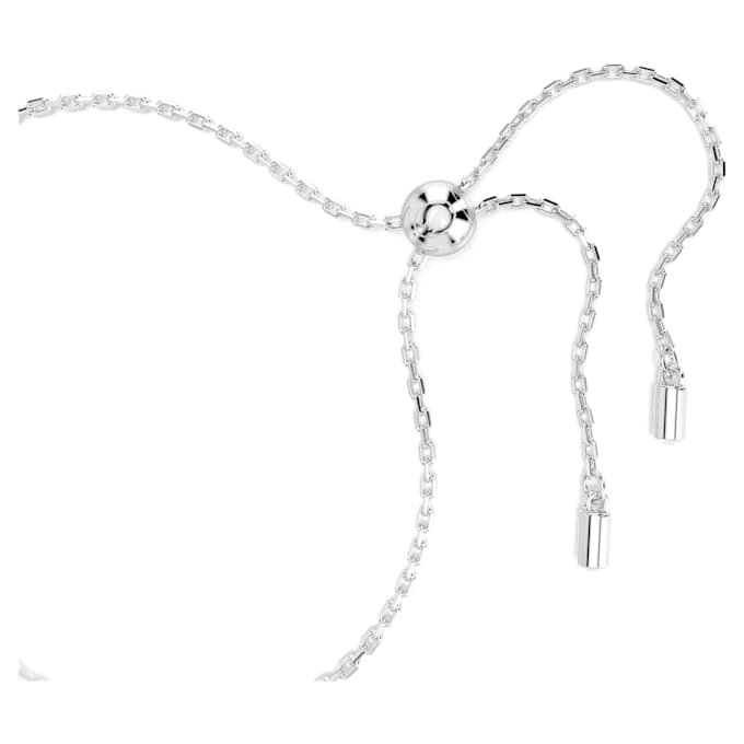 Brățară cu piatră zodiacală, tăietură pătrată, septembrie, albastru, placată cu rodiu Brățară cu piatră zodiacală, tăietură pătrată, septembrie, albastru, placată cu rodiu