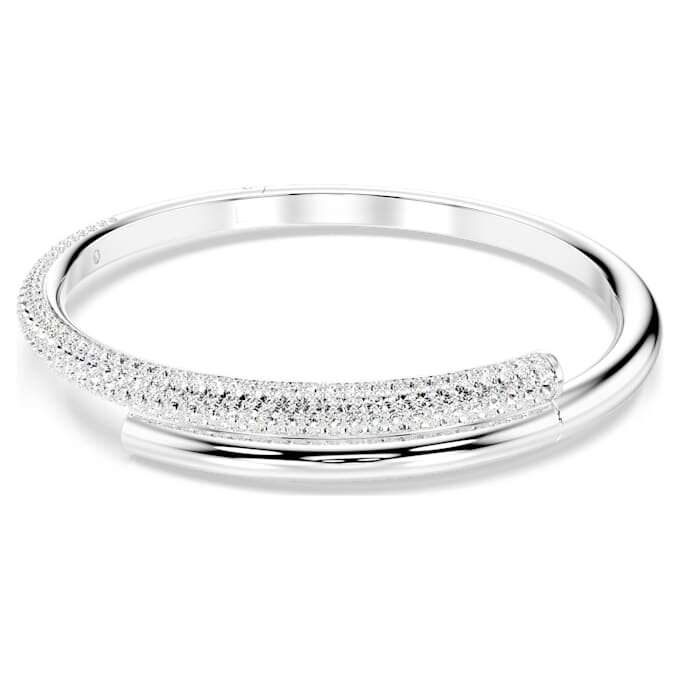 Brățară Dextera cu închidere magnetică, albă, placată cu rodiu Brățară Dextera cu închidere magnetică, albă, placată cu rodiu