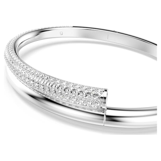 Brățară Dextera cu închidere magnetică, albă, placată cu rodiu Brățară Dextera cu închidere magnetică, albă, placată cu rodiu