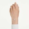 Brățară Eternity cu diamante create în laborator, 0,5 carate în total, în formă de inimă, argint sterling Brățară Eternity cu diamante create în laborator, 0,5 carate în total, în formă de inimă, argint sterling