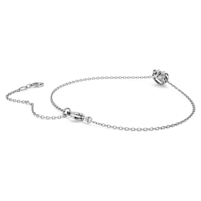 Brățară Eternity cu diamante create în laborator, 0,5 carate în total, în formă de inimă, argint sterling Brățară Eternity cu diamante create în laborator, 0,5 carate în total, în formă de inimă, argint sterling