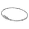 Brățară Eternity Tennis cu diamante create în laborator, 1,5 Ct Tw, formă rotundă, aur alb de 14K Brățară Eternity Tennis cu diamante create în laborator, 1,5 Ct Tw, formă rotundă, aur alb de 14K