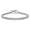 Brățară Eternity Tennis cu diamante create în laborator, 3 carate în total, formă rotundă, aur alb de 14K Brățară Eternity Tennis cu diamante create în laborator, 3 carate în total, formă rotundă, aur alb de 14K