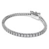 Brățară Eternity Tennis cu diamante create în laborator, 3 carate în total, formă rotundă, aur alb de 14K Brățară Eternity Tennis cu diamante create în laborator, 3 carate în total, formă rotundă, aur alb de 14K