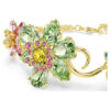 Brățară Idyllia cu tăieturi mixte, floare, multicoloră, placată în nuanțe aurii Brățară Idyllia cu tăieturi mixte, floare, multicoloră, placată în nuanțe aurii