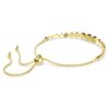 Brățară Imber cu cristale rotunde de diferite dimensiuni, albă, placată cu aur Brățară Imber cu cristale rotunde de diferite dimensiuni, albă, placată cu aur