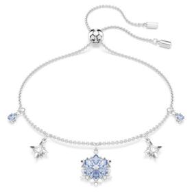 Brățară Magic cu fulg de zăpadă, albastră, placată cu rodiu Brățară Magic cu fulg de zăpadă, albastră, placată cu rodiu