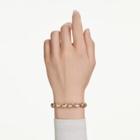 Brățară Millenia cu cristale octogonale, caramel, placată cu aur Brățară Millenia cu cristale octogonale, caramel, placată cu aur