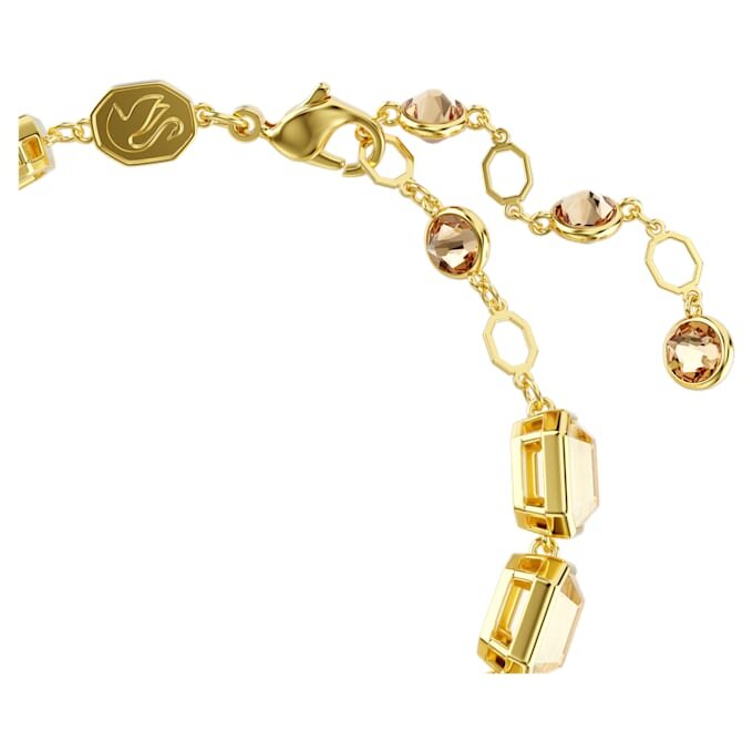 Brățară Millenia cu cristale octogonale, caramel, placată cu aur Brățară Millenia cu cristale octogonale, caramel, placată cu aur
