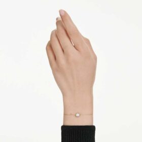 Brățară octogonală cu diamante create în laborator, 0,5 carate în total, formă octogonală, aur galben de 14K Brățară octogonală cu diamante create în laborator, 0,5 carate în total, formă octogonală, aur galben de 14K