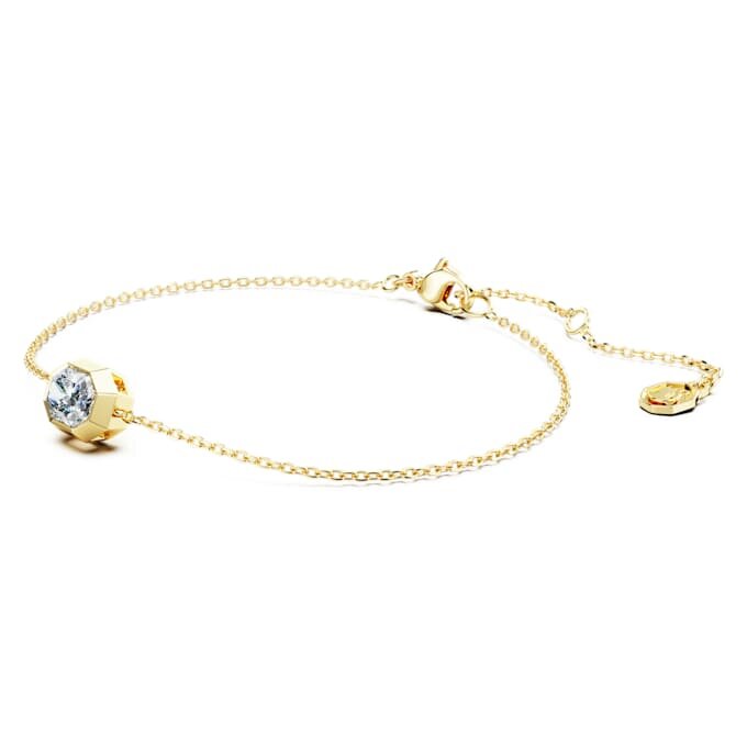 Brățară octogonală cu diamante create în laborator, 0,5 carate în total, formă octogonală, aur galben de 14K Brățară octogonală cu diamante create în laborator, 0,5 carate în total, formă octogonală, aur galben de 14K