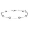 Brățară octogonală cu diamante create în laborator, 0,8 carate în total, formă rotundă, argint sterling Brățară octogonală cu diamante create în laborator, 0,8 carate în total, formă rotundă, argint sterling