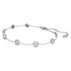 Brățară octogonală cu diamante create în laborator, 0,8 carate în total, formă rotundă, argint sterling Brățară octogonală cu diamante create în laborator, 0,8 carate în total, formă rotundă, argint sterling