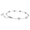 Brățară octogonală cu diamante create în laborator, 0,8 carate în total, formă rotundă, argint sterling Brățară octogonală cu diamante create în laborator, 0,8 carate în total, formă rotundă, argint sterling