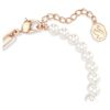 Brățară Teddy cu perle de cristal, ursuleț, roz, placată în nuanță de aur roz Brățară Teddy cu perle de cristal, ursuleț, roz, placată în nuanță de aur roz