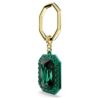Breloc cu cristal tăiat octogonal, verde, finisaj metalic mixt Breloc cu cristal tăiat octogonal, verde, finisaj metalic mixt