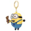 Breloc pentru geantă Minions multicolor, placat cu aur