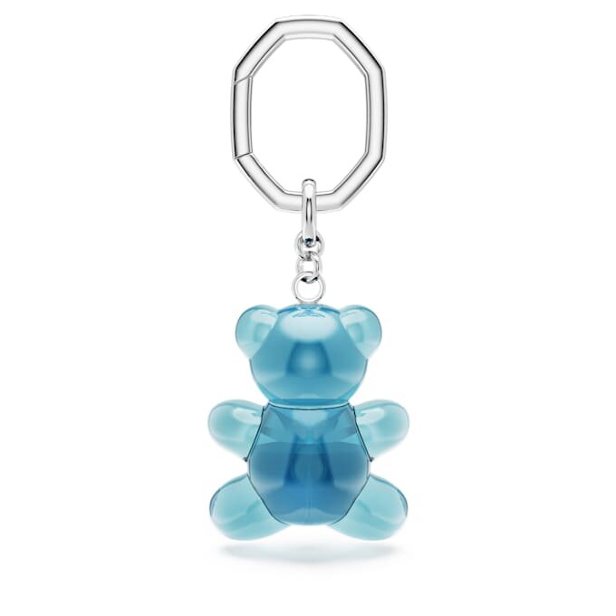 Breloc ursuleț Teddy, albastru, placat cu rodiu Breloc ursuleț Teddy, albastru, placat cu rodiu