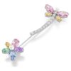 Broșă Ariana Grande X Swarovski cu tăieturi mixte, libelulă, multicoloră, placată cu rodiu Broșă Ariana Grande X Swarovski cu tăieturi mixte, libelulă, multicoloră, placată cu rodiu