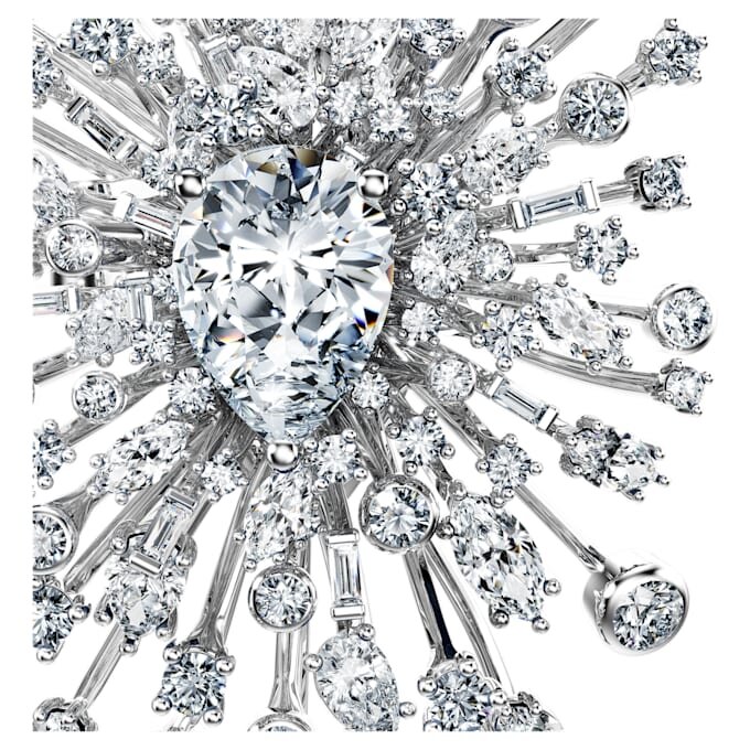 Broșă Galaxy cu diamante create în laborator, 15,71 carate în total, forme mixte, aur alb de 18K Broșă Galaxy cu diamante create în laborator, 15,71 carate în total, forme mixte, aur alb de 18K