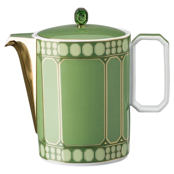 Cafetieră Signum din porțelan, verde Cafetieră Signum din porțelan, verde