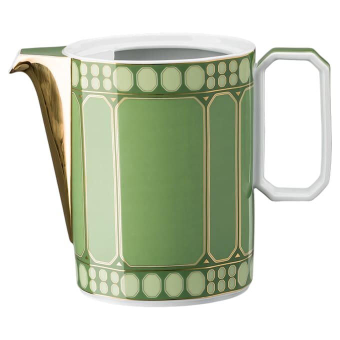 Cafetieră Signum din porțelan, verde Cafetieră Signum din porțelan, verde