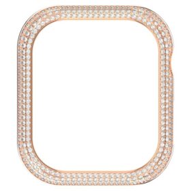 Carcasă strălucitoare pentru Apple Watch® Seria 7, 41 mm, nuanță de aur roz