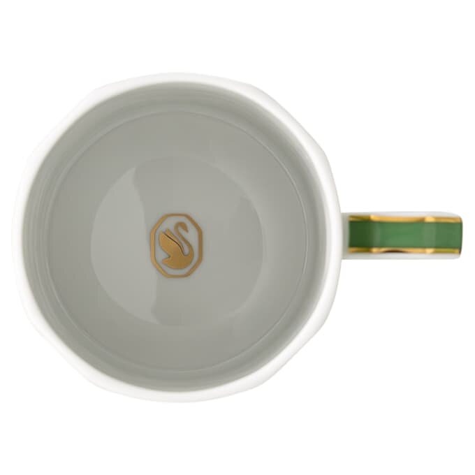 Ceașcă de cafea Signum cu farfurioară, porțelan, verde Ceașcă de cafea Signum cu farfurioară, porțelan, verde