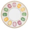 Ceașcă de espresso Idyllia cu farfurioară, porțelan, motiv imprimat cu cristale, citron, multicolor Ceașcă de espresso Idyllia cu farfurioară, porțelan, motiv imprimat cu cristale, citron, multicolor