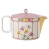 Ceainic Idyllia din porțelan, cu motiv imprimat cu cristale, pasăre, multicolor Ceainic Idyllia din porțelan, cu motiv imprimat cu cristale, pasăre, multicolor