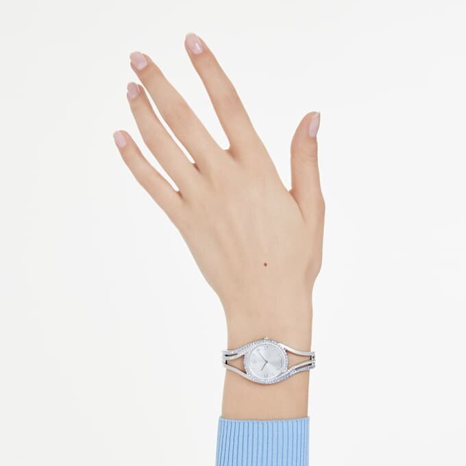 Ceas-brățară Hyperbola, fabricat în Elveția, brățară metalică, nuanță argintie, oțel inoxidabil Ceas-brățară Hyperbola, fabricat în Elveția, brățară metalică, nuanță argintie, oțel inoxidabil