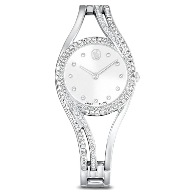 Ceas-brățară Hyperbola, fabricat în Elveția, brățară metalică, nuanță argintie, oțel inoxidabil Ceas-brățară Hyperbola, fabricat în Elveția, brățară metalică, nuanță argintie, oțel inoxidabil
