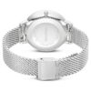 Ceas Clarica fabricat în Elveția, brățară metalică, nuanță argintie, oțel inoxidabil Ceas Clarica fabricat în Elveția, brățară metalică, nuanță argintie, oțel inoxidabil