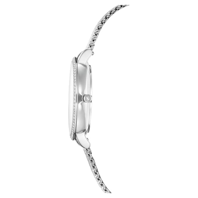 Ceas Clarica fabricat în Elveția, brățară metalică, nuanță argintie, oțel inoxidabil Ceas Clarica fabricat în Elveția, brățară metalică, nuanță argintie, oțel inoxidabil