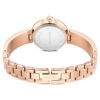 Ceas cu brățară tip brățară Matrix Pearl, fabricat în Elveția, brățară cu cristale, negru, finisaj aur roz Ceas cu brățară tip brățară Matrix Pearl, fabricat în Elveția, brățară cu cristale, negru, finisaj aur roz