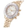 Ceas Octea Chrono fabricat în Elveția, brățară metalică, nuanță aurie, finisaj auriu-șampanie Ceas Octea Chrono fabricat în Elveția, brățară metalică, nuanță aurie, finisaj auriu-șampanie