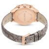 Ceas Octea Chrono fabricat în Elveția, curea din piele, gri, finisaj auriu roz Ceas Octea Chrono fabricat în Elveția, curea din piele, gri, finisaj auriu roz