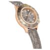 Ceas Octea Chrono fabricat în Elveția, curea din piele, gri, finisaj auriu roz Ceas Octea Chrono fabricat în Elveția, curea din piele, gri, finisaj auriu roz
