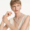 Cercei Constella cu perle de cristal, tăietură rotundă, albi, placati cu rodiu Cercei Constella cu perle de cristal, tăietură rotundă, albi, placati cu rodiu