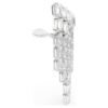 Cercei cu clemă Millenia, tăietură octogonală, stil candelabru, albi, placati cu rodiu Cercei cu clemă Millenia, tăietură octogonală, stil candelabru, albi, placati cu rodiu