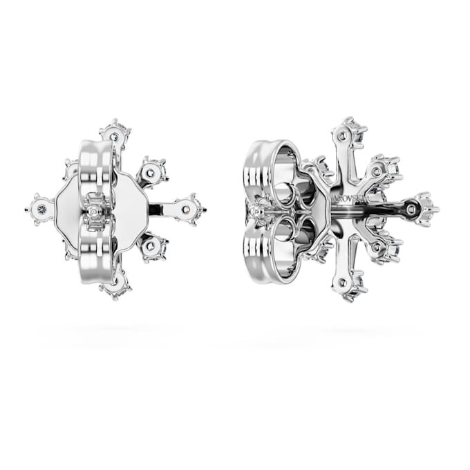 Cercei cu diamante create în laborator, 0,5 carate în total, formă rotundă, aur alb de 14K Cercei cu diamante create în laborator, 0,5 carate în total, formă rotundă, aur alb de 14K