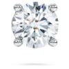 Cercei cu diamante create în laborator 0,5 Ct Tw, simpli, formă rotundă, aur alb de 14K Cercei cu diamante create în laborator 0,5 Ct Tw, simpli, formă rotundă, aur alb de 14K